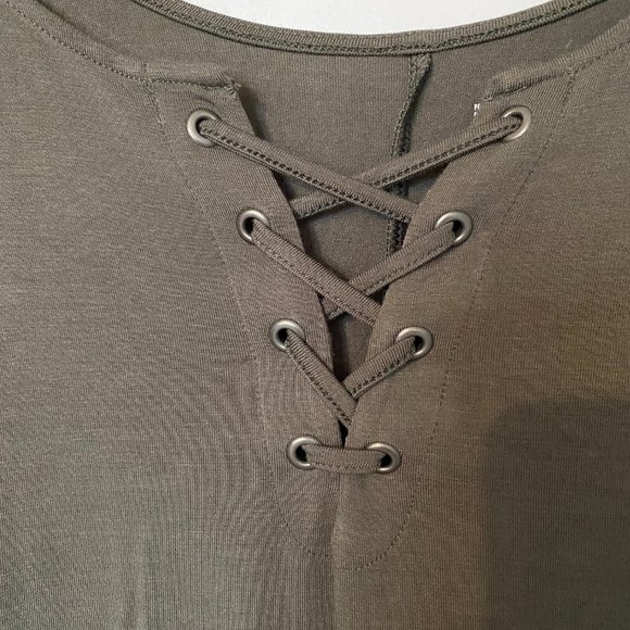 SO Swing Dress with Cute Lace Up Detail - Picture 2 of 4